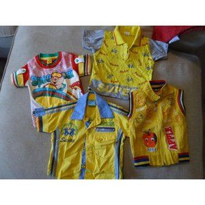 Lot of 4 Flash Embellished Toddler‎ Boys CLOTHES Toddler Size 2/3 M Excellent